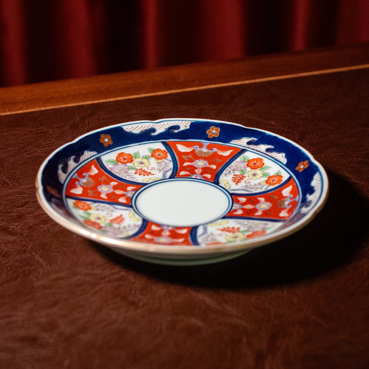 Wisteria coffee cup & saucer cup & saucer (Old Imari style)